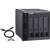 QNAP TR-004 4-bay external RAID hard drive enclosure, black, with accessories