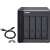 QNAP TR-004 4-bay external RAID hard drive enclosure, black, with accessories