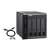 QNAP TR-004 4-bay external RAID hard drive enclosure, black, with accessories