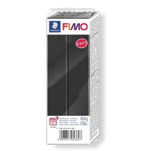 FIMO Soft Czarna Glina Polimerowa, 454g (1lb) - Fimo