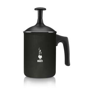 Bialetti Tuttocrema manueller Milchaufschäumer, schwarz, 6 Portionen - Milchschäumer