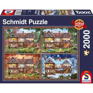 Schmidt Puzzle 2000 darabos kirakós, Ház a négy évszakban - Schmidt