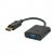 Savio CL-90 Video Converter Cable 0.2M DisplayPort to VGA (D-Sub) Black 91715886