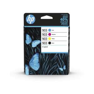 HP 903 Tintenpatronen-Mehrfachpackung, Schwarz, Cyan, Magenta, Gelb, 4er-Pack - Tintenpatronen
