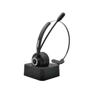 Sandberg Bluetooth Office Headset Pro, kabelloses Headset mit Mikrofon und Ladestation - Sandberg