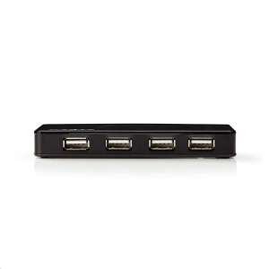 Nedis USB-Hub mit 7 Anschlüssen USB 2.0 (UHUBU2730BK) 61114659 Ladegeräte, Ladekabel und andere Kabel