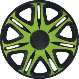 Jacky Auto 14 colos zöld-fekete Nascar dísztárcsa - Dísztárcsa