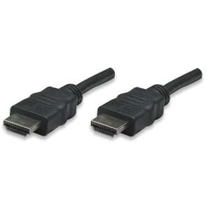 Manhattan High Speed HDMI-Kabel, 10 Meter lang, schwarz - Manhattan