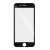 Samsung Galaxy A70 5D tempered glass screen protector, black frame