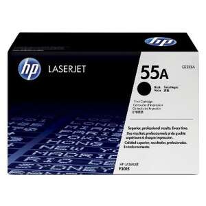 HP CE255A Black LaserJet Toner Cartridge - HP