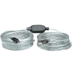 Kabel przedłużające Manhattan USB 2.0 Typ A do Typu B, 11 metrów, przezroczyste - Kabel danych