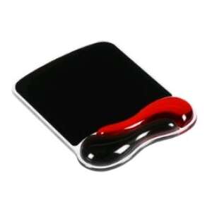 Kensington Crystal Gel-Handballenauflage für Mauspad, schwarz-rot - Kensington Mousepads