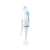 Esperanza EKM001B Frappe hand blender, white and blue, side view