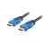 Lanberg HDMI kábel, 4,5m, fekete, nagy sebességű, 4K, 3D, ARC, CEC 2.0