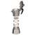 Bialetti Moka Express stovetop espresso maker, 4 cup, silver, parts