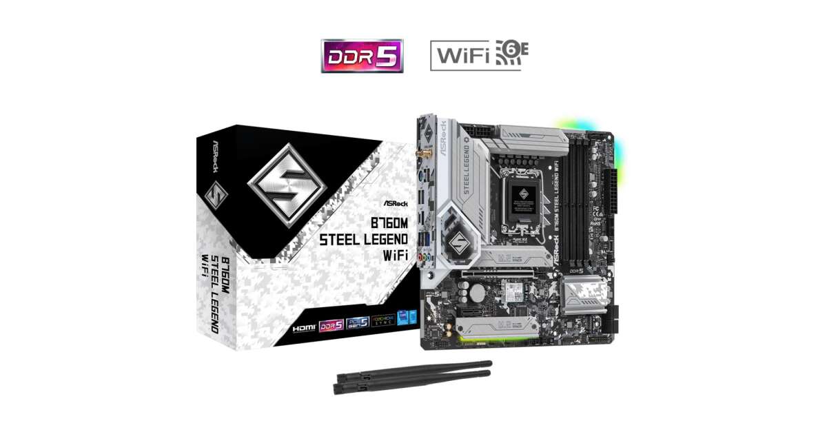 ASRock B760M STEEL LEGEND WIFI マザーボード 【公式通販】