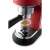 DeLonghi EC685.R Dedica Style Espresso Machine, Red, close-up of espresso brewing