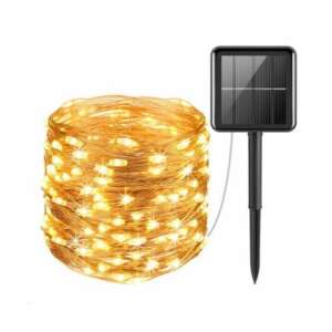 Solar powered string lights with solar panel and stake - String Light