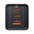 Адаптер Baseus GaN5 Pro, 2xUSB-C + USB, 65W, черен (CCGP120201) 133615357