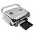 Sencor SBG 6231SS Intelligent Contact Grill, silver, open with drip tray