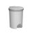 Curver plastic pedal bin 15l grey (175922) 61125096