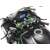 Tamiya 1:12 méretarányú Kawasaki Ninja H2R motorkerékpár modellkészlet, a műszerfal részletei