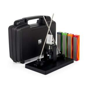 G21 Profi Gyémánt Késélező Rendszer négy élezőkövel, késfogóval és hordtáskával - Késélező