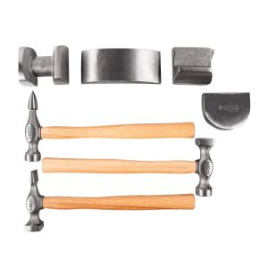 NEO Tools Karosszérialakatos Készlet - 7 db Kalapács és Idom