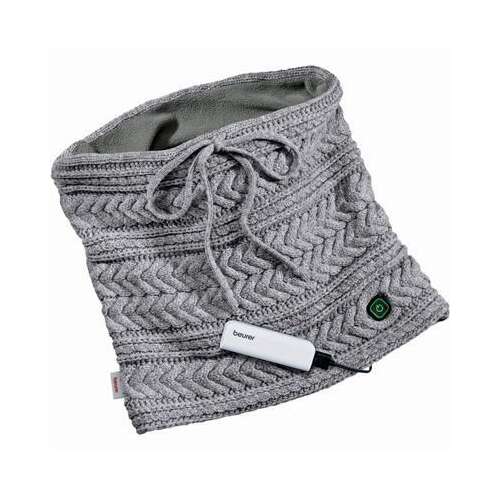 Beurer HK 37 To Go fűthető sál, szürke, powerbankkal