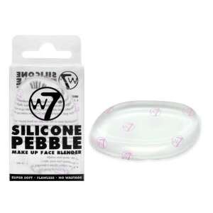 W7 Silicone Pebble Makeup Face Blender, a clear silicone makeup sponge for flawless application - Makeup Sponge