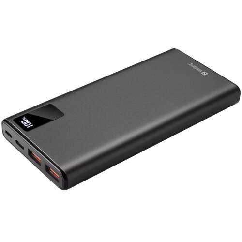 Sandberg 420-58 USB-C PD 20W Power Bank 10000mAh, черен, 3/4 изглед
