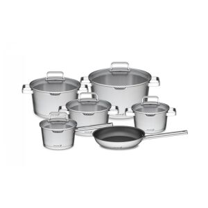 G21 Gourmet Magic 11 részes rozsdamentes acél edénykészlet - Főzőedény & Sütőedény