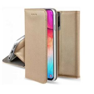 Xiaomi Poco X4 Pro 5G Gold Book Case mit Kartenfächern und Magnetverschluss - Handyhüllen