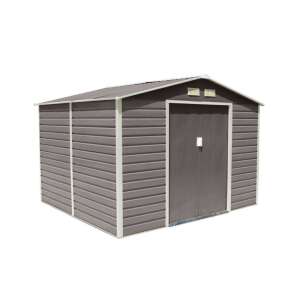 G21 Kerti Ház, fém tároló, tároló ház, kültéri tároló, szürke tároló, 277x191cm - G21