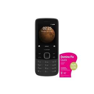 Nokia 225 4G Dual-Sim Mobiltelefon, Kártyafüggetlen  + Domino Quick alapcsomag (16QENB01A22 / 16QENB01A08) 61134143 