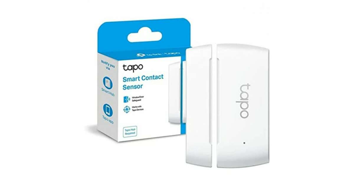 TP-Link Tapo Door Sensor Mini, REQUIRES Tapo Hub, Long Battery