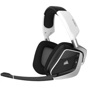 Безжична слушалка Corsair Gaming Void Elite RGB 7.1, бяла, за PC и PS4 - Гейминг