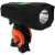 Esperanza SCORPIUS PRO 1750LX przednia lampka rowerowa, czarna, z pomarańczowym uchwytem