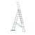 G21 Alumínium kombinált létra 3x11 - 7,6m, A-alakú konfigurációban