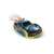 Exost RC Xmoke remote control car, blue and black with yellow accents, 1:14 scale, smoke effect