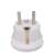 Foeta-009 utazó adapter, fehér, EU dugó, UK, AU, USA -> EU