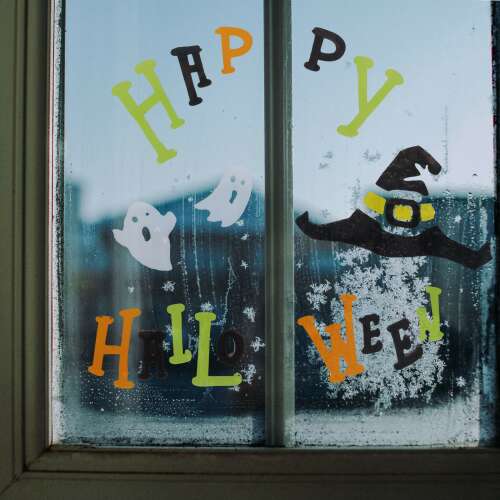Family Halloween Zselés ablakdekor - halloween (55204H)