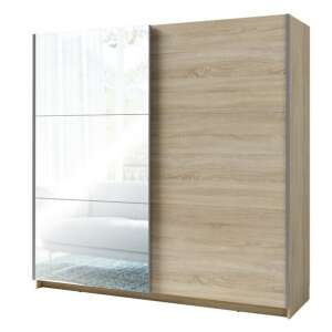 Union Sonoma Tükrös Tolóajtós Gardróbszekrény - 201 cm