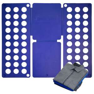 Modrá plastová doska na skladanie košieľ, doska na skladanie košieľ, doska na skladanie oblečenia, doska na skladanie tričiek, doska na skladanie svetrov, doska na skladanie nohavíc, doska na skladanie spodnej bielizne, doska na skladanie uterákov - Pranie