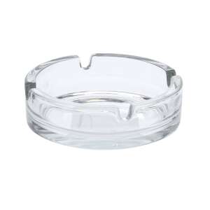 Glass Ashtray, Clear Ashtray, Ashtray for Cigarettes, Small Ashtray, Round Ashtray, 10x3.5 cm Ashtray - Ashtray