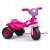 Pink unicorn trike for toddlers, with a unicorn design on the front and a light on the handlebars