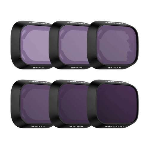 Freewell All Day 6er Filter-Set für DJI Mini 3 Pro / Mini 3 Drohne, beinhaltet ND4/PL, ND8/PL, ND16/PL, ND32/PL, ND64/PL, ND1000 Filter