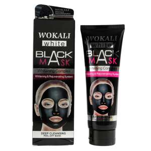 Wokali White Black Mask, 130 ml, deep cleansing peel-off mask, whitening complex, whitening and rejuvenating system - Skin care mask & pack