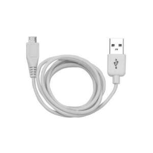 Cablu de încărcare Micro USB 1m, alb - Cabluri de date