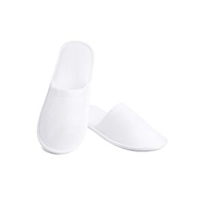 Quasar & Co. white hotel slippers, individually wrapped - Women's Slipper